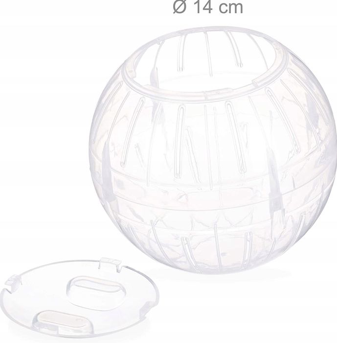 Przezroczysta Kula Dla Chomika I Innych Gryzoni / 14Cm