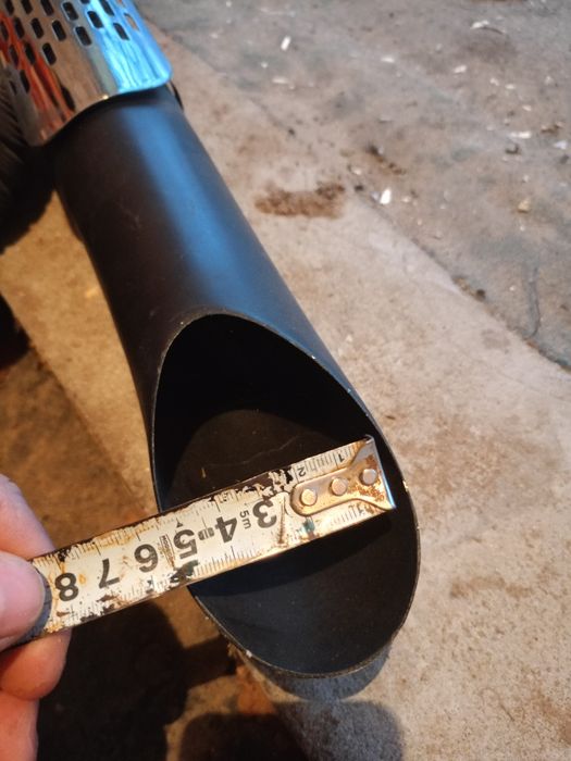 Wydechy motocyklowe czarne 2szt przelot !!!