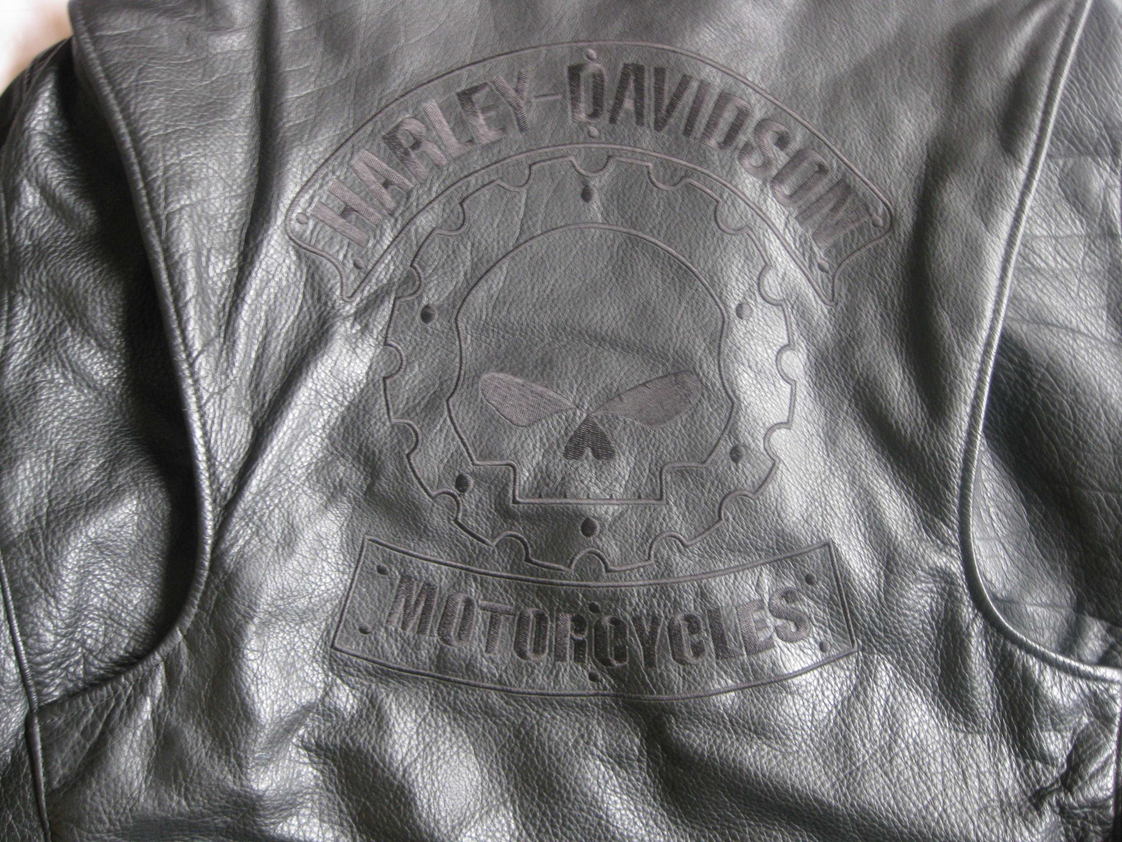 Kurtka motocyklowa skórzana HARLEY DAVIDSON IRON BOUND SKULL rozm.XL