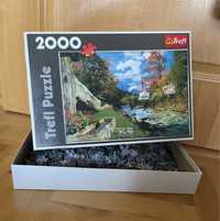 Puzzle Trefl 2000, Bavarian Alpa, Germany, Alpy Bawarskie, Niemcy