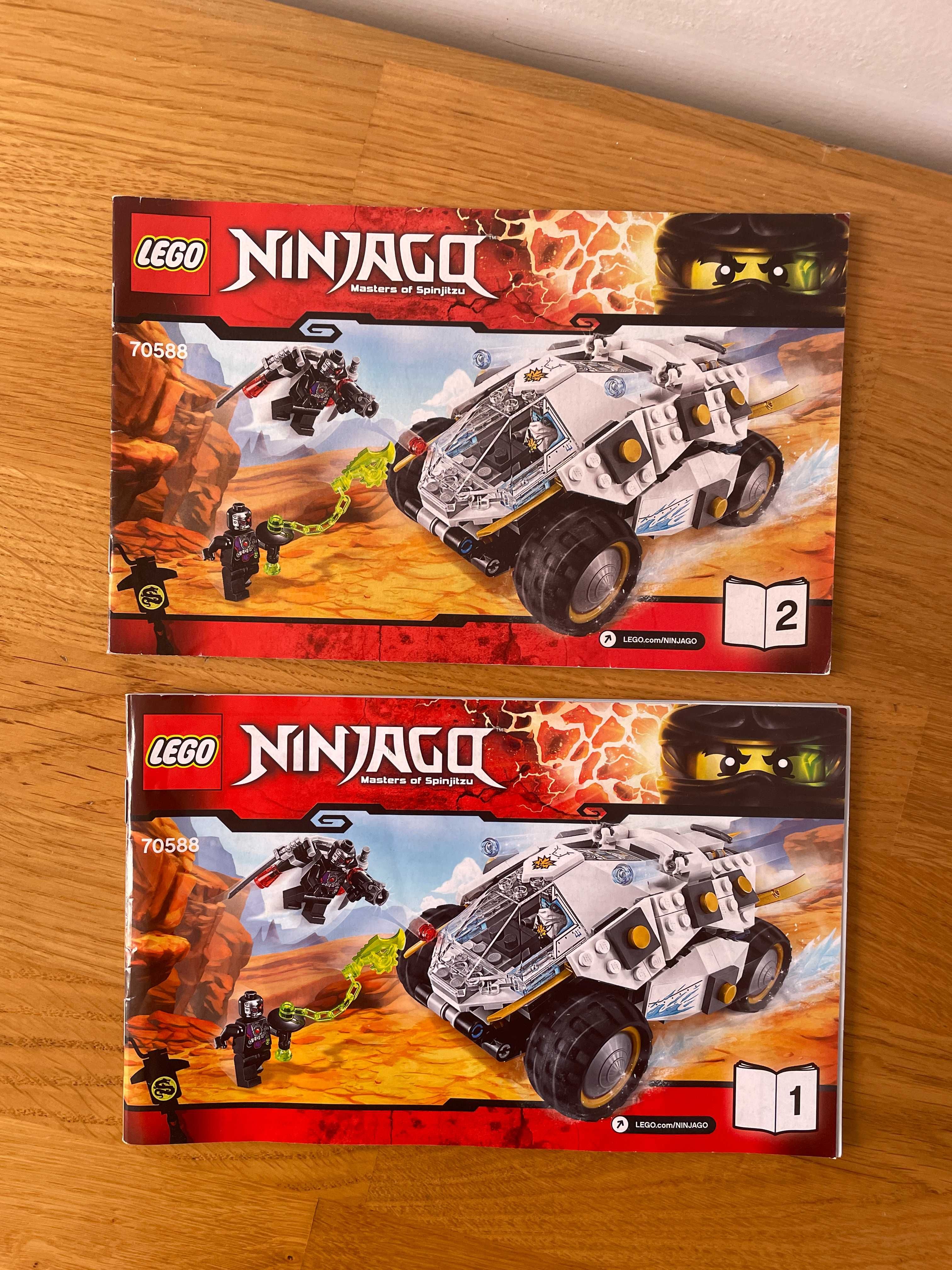 Lego Ninjago - Carro Blindado dos Ninjas Titânio  - 70588