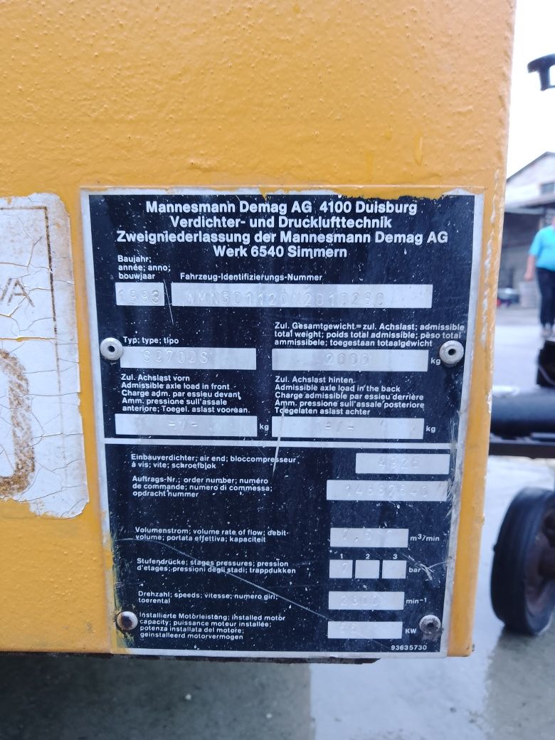 Sprężarka DEMAG SC70DS