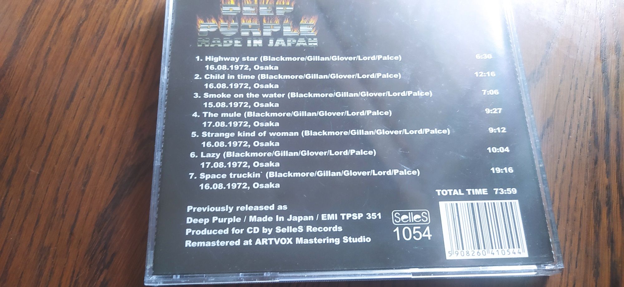Deep Purple płyta CD
