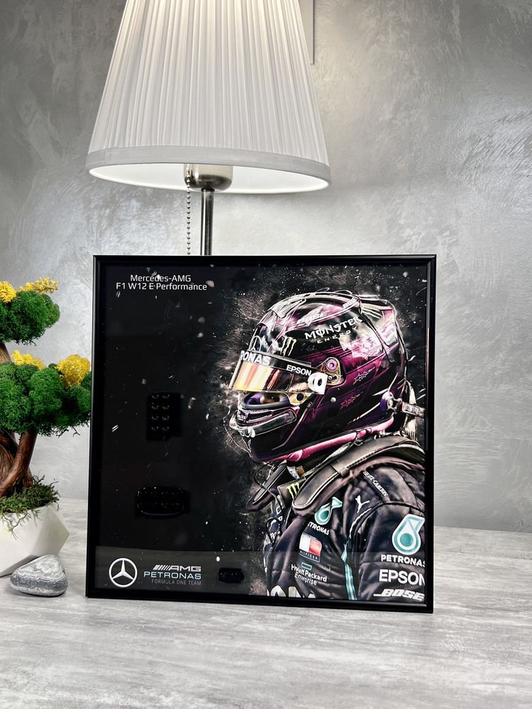 Фірмова Рамка На стіну Тримач для  Lego 76909 Mercedes AMG F1 W12 E