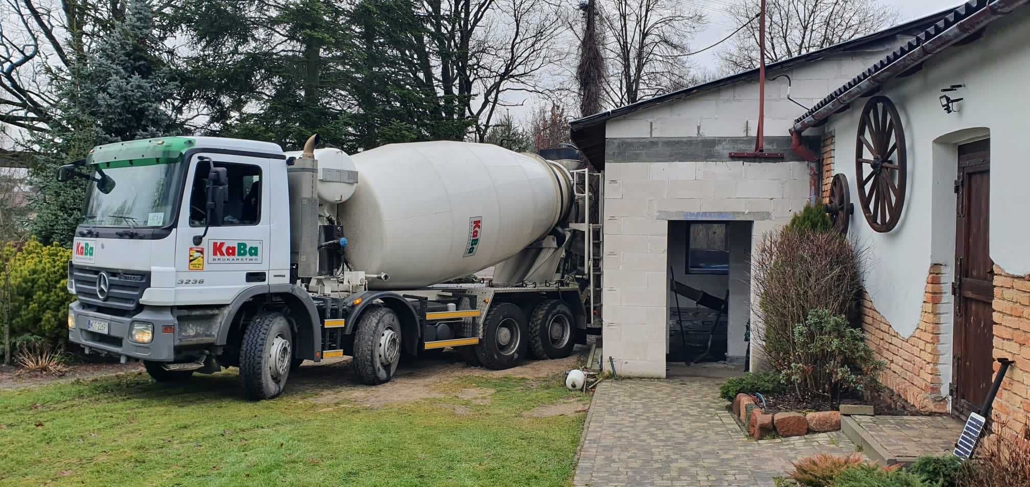 Podsypka pod kostkę Stabilizacja Beton półsuchy i Towarowy Pomiechówek