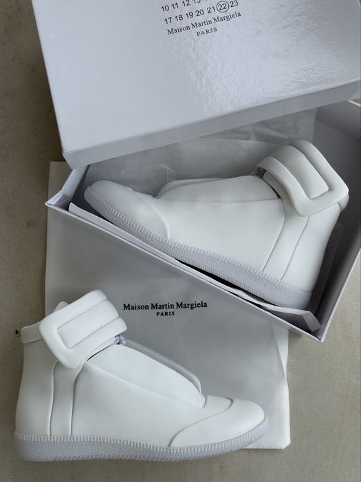 ФОТО РЕАЛ‼️ Чоловічі кросівки Maison Margiela FUTURE White HIGH білі