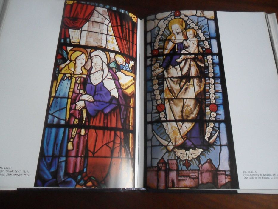 "O VITRAL EM PORTUGAL" - Séculos XV - XVI de Carlos Barros -1ª Ed 1983
