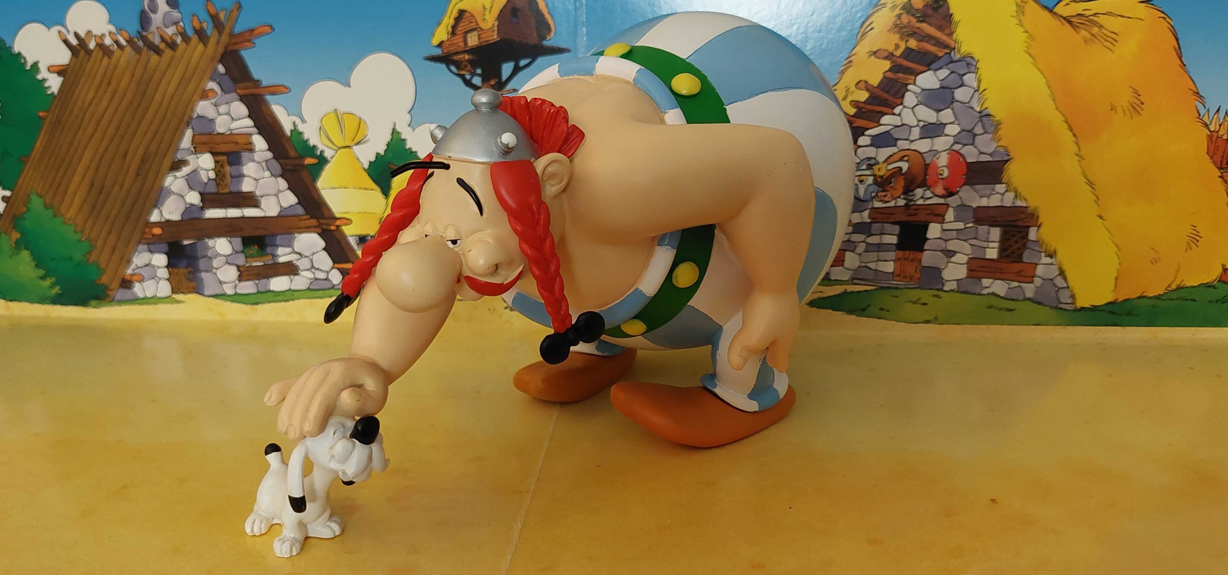 Estatueta de Obélix e de Ideiafix