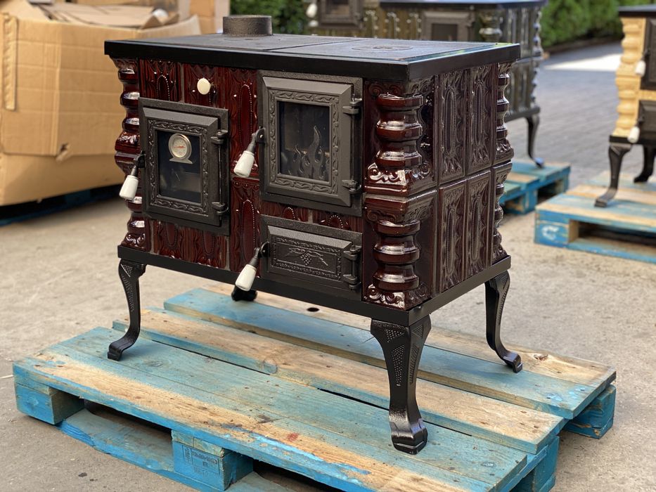 Piec kaflowy kuchenny kuchnia kaflowa węglowa angielka