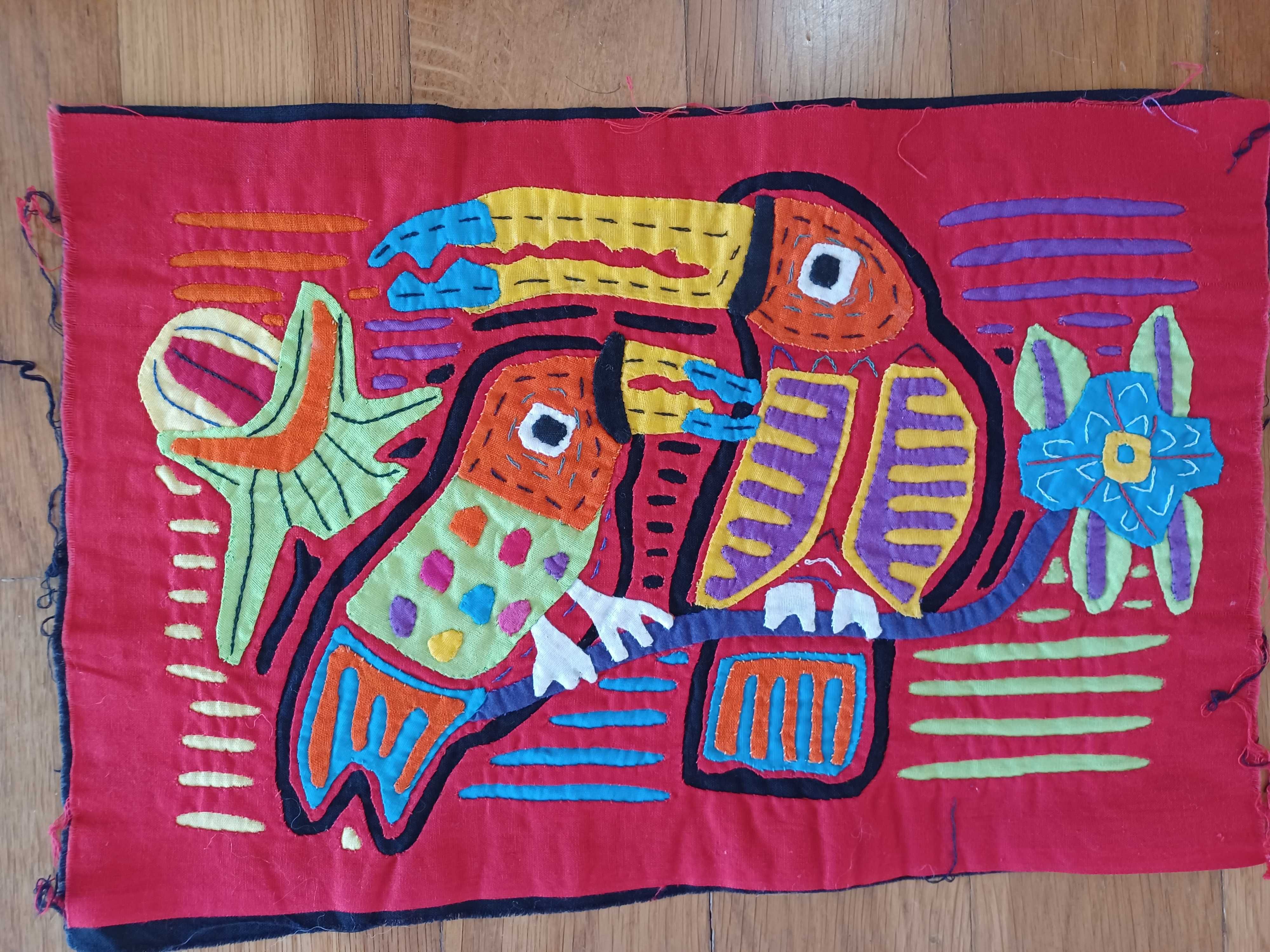 Paineis Molas dos Indios Cuna (Kuna) - Artesanato Panamá