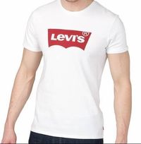T-Shirts Levis Branca Unisex (Tamanho S) Originais - Vintage Nova