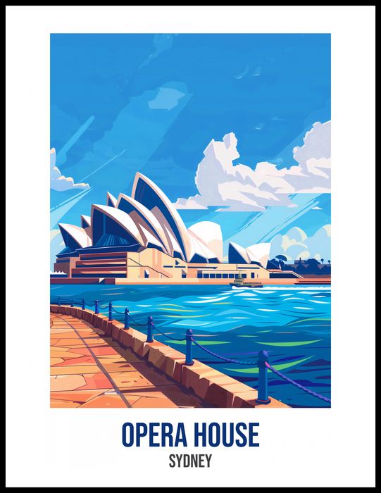 Plakat 60x80cm Opera House