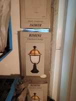 Latarenka ogrodowa kinkiet lampa wisząca Rimini miedź  vintage retro