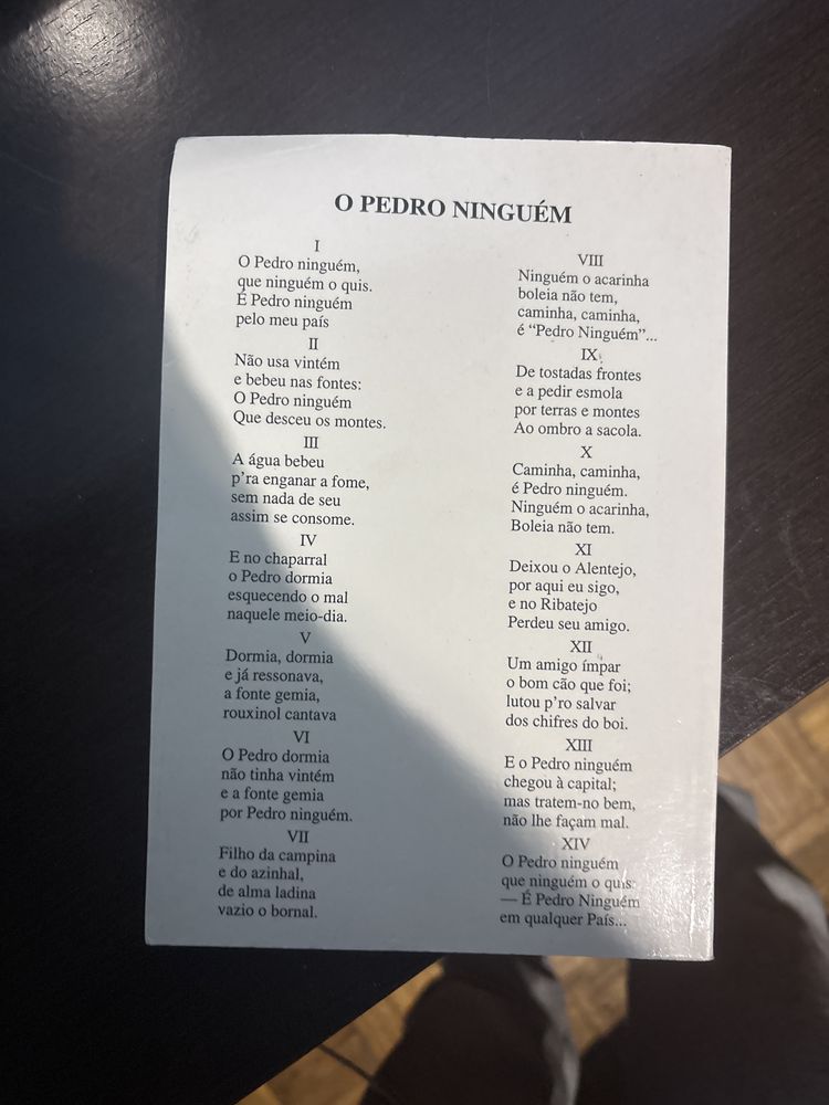 O pedro ninguem