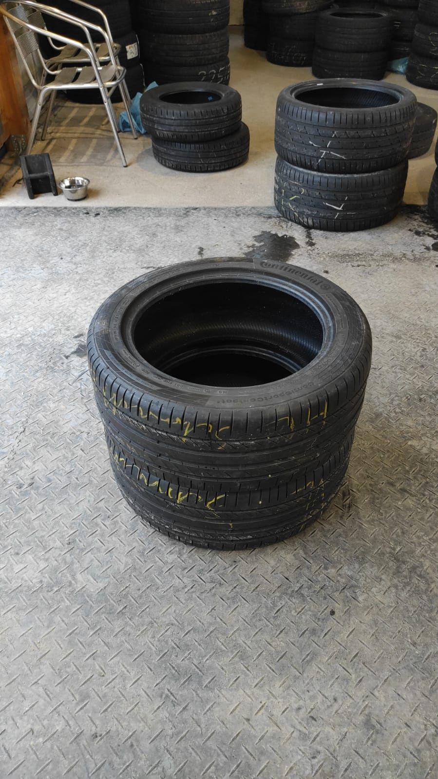 Opony LETNIE Continental 245/45 R17 w stanie bardzo dobrym!