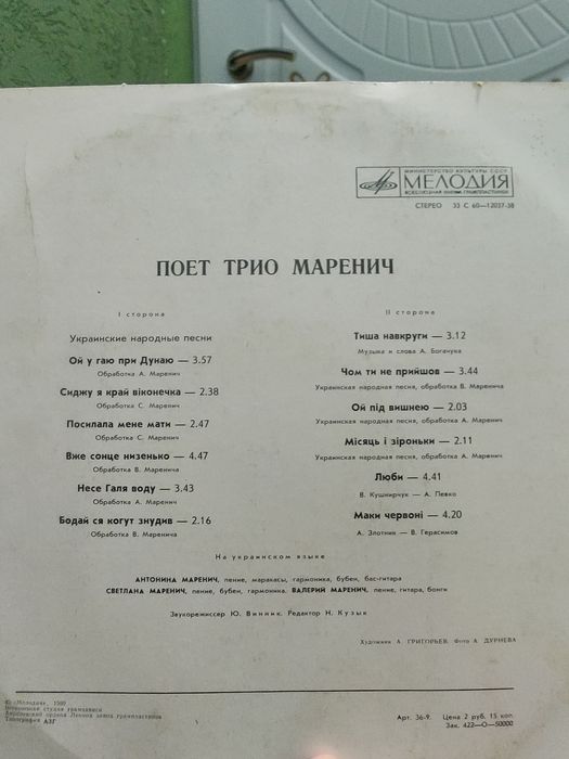 Вінілові пластини.