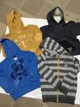 Lote 3sweat e 1 casaco rapaz tam 5/6
