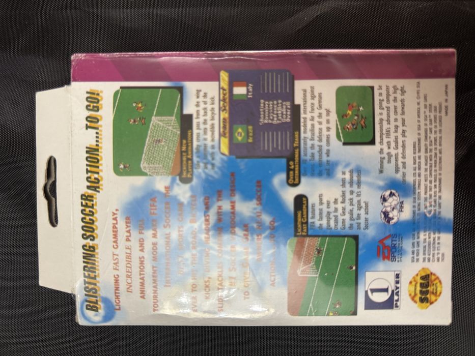 Jogo fifa soccer novo selado game  gear