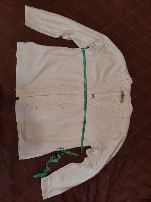 Нарядный комплект кофта+футболка трикотажные XL