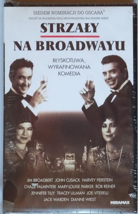 Strzały na Broadwayu Bullets Over Broadway Woody Allen VHS