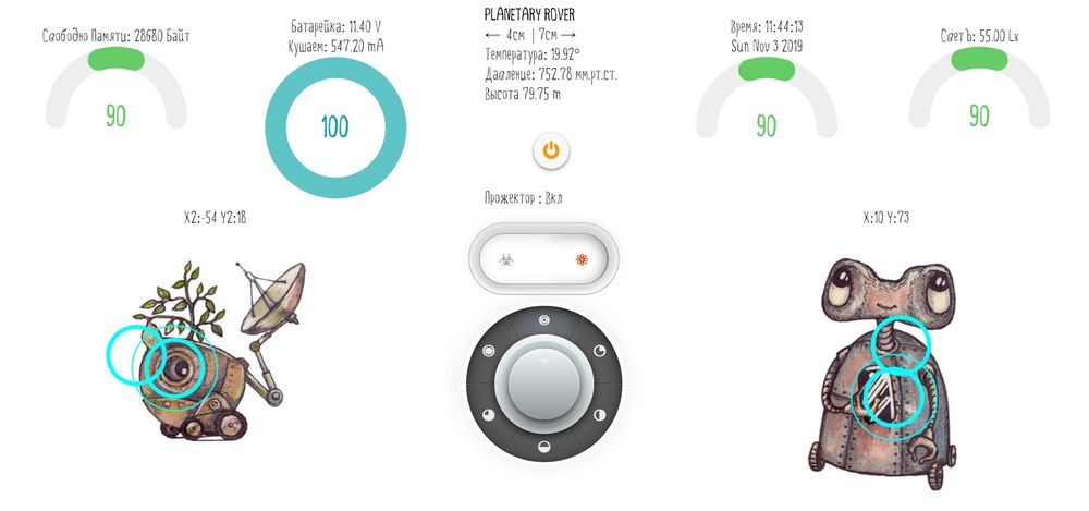 Шайтан-Арба — FPV Дрон — Ровер, 6х6 — 3 KWT