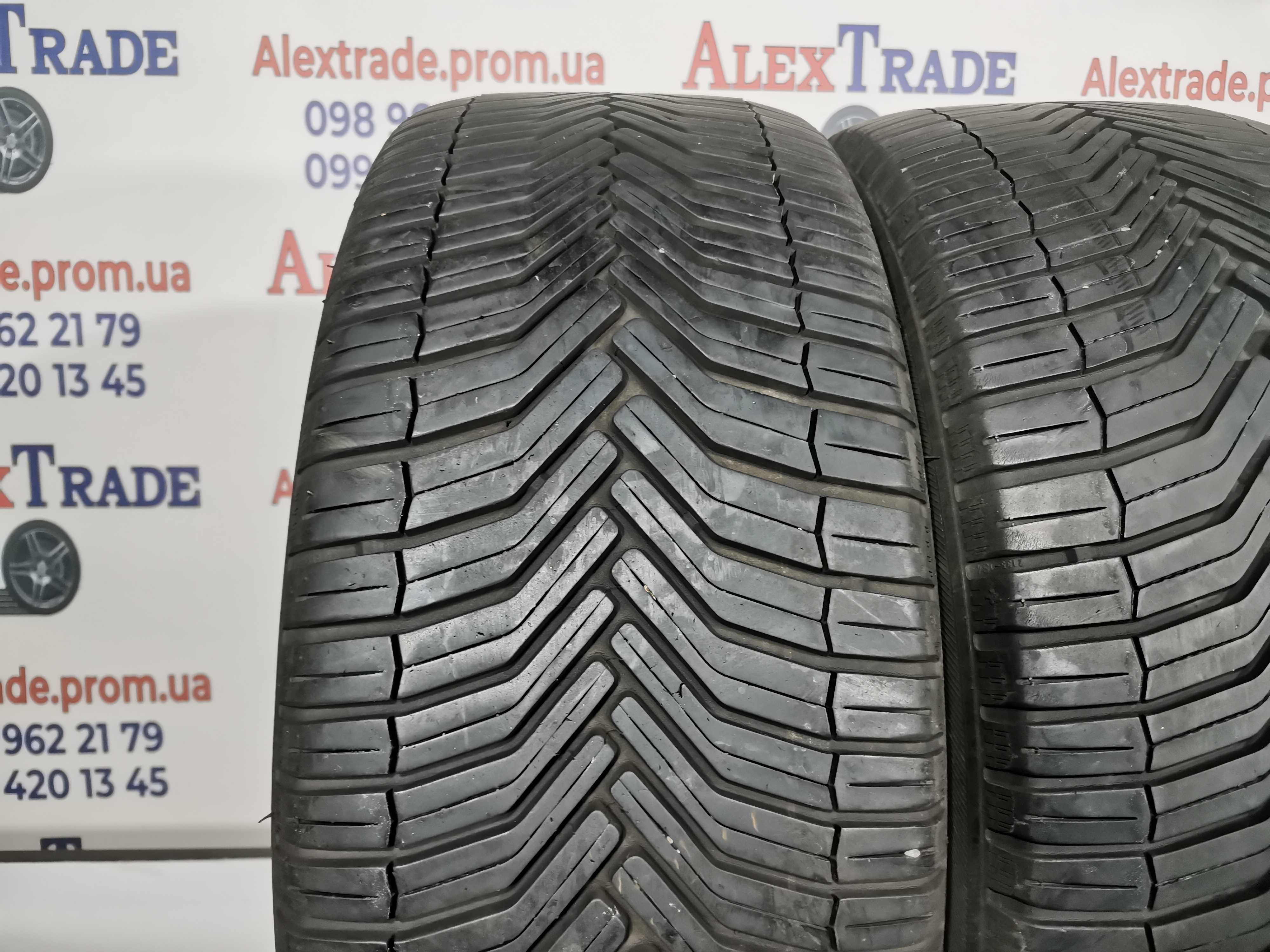 2 шт. 225/45 R17 Michelin CrossClimate шини б/у