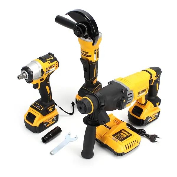 DeWalt Перфоратор DCH263 + Болгарка DCG413 + Гайковерт DCF922