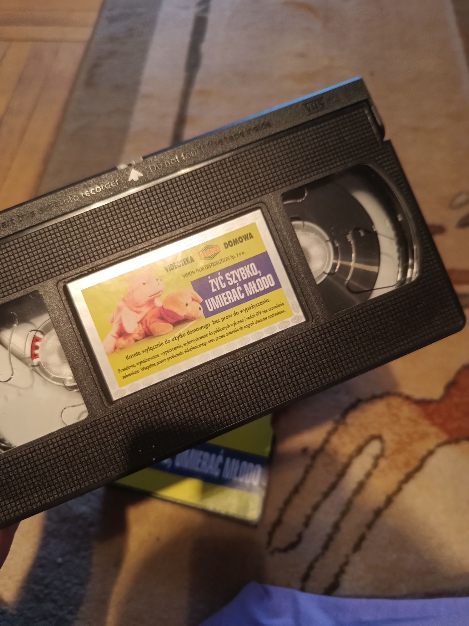 Film VHS na magnetowid Żyć szybko, umierać młodo.
