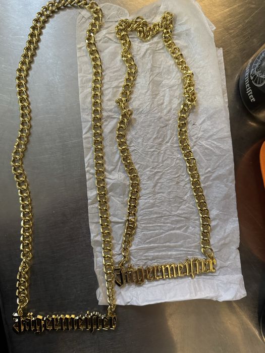 Łańcuch łańcuszek na szyję naszyjnik złoty Jägermeister