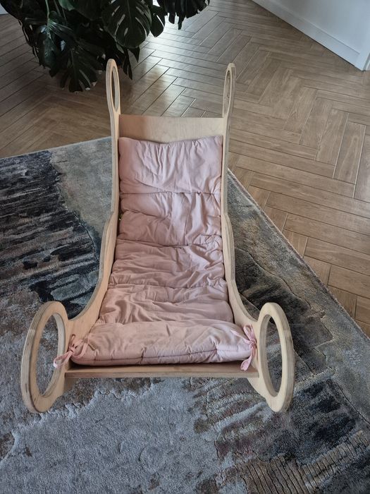 Bujak drewniany z poduszką