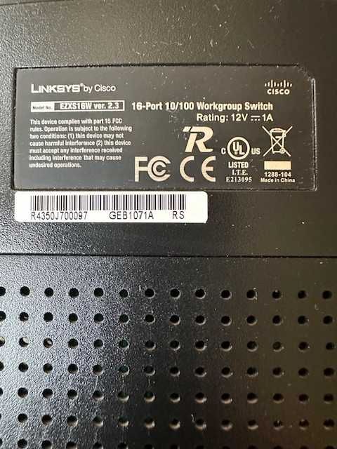 Switch EZXS16W + zasilacz