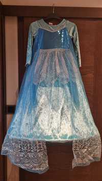 Sukienka, strój Elza z Krainy Lodu