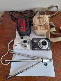 Dwa niesprawne aparaty cyfrowe Kodak i Lumix