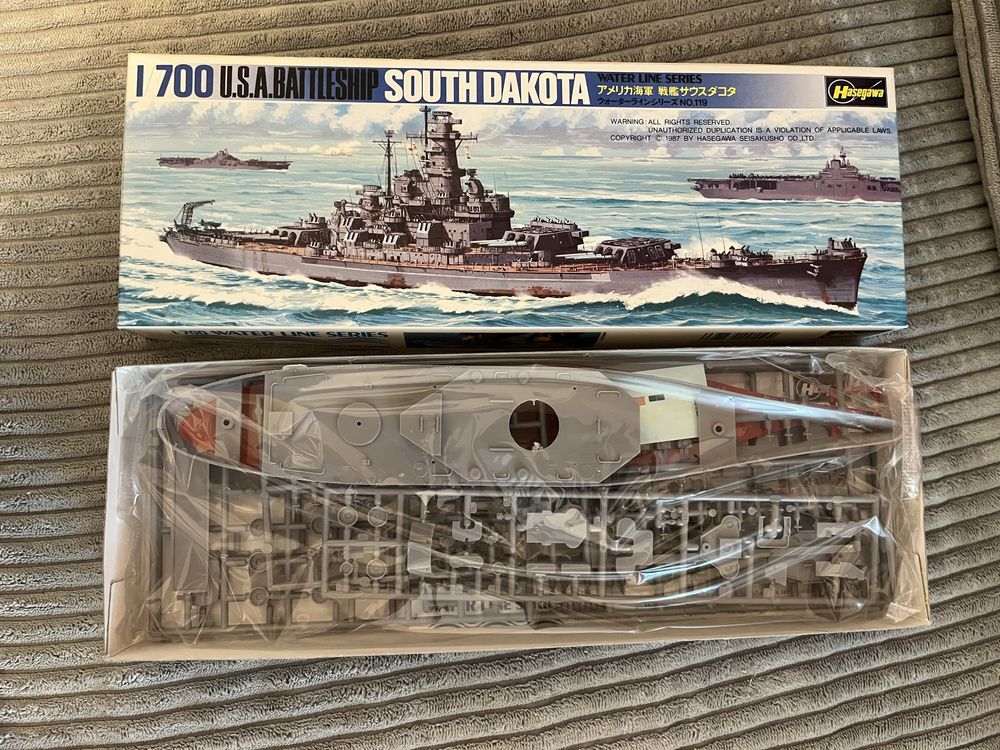USS South Dakota Hasegawa 1:700