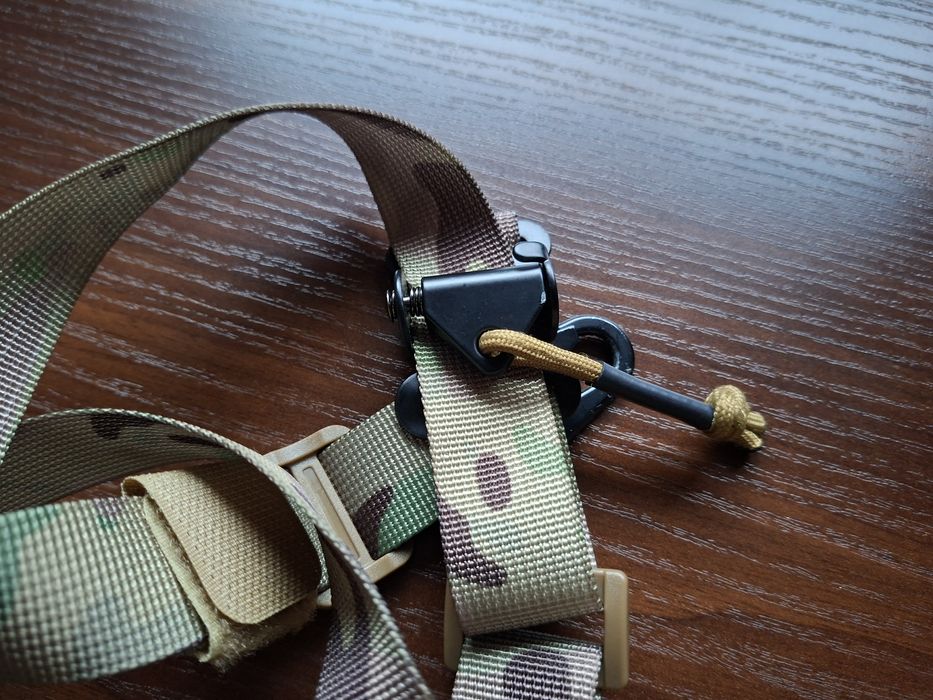Pas nośny multicam 2/1 punktowy z regulacją Cordura