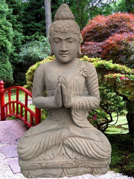 Rzeźba Budda, Wędrowiec Budda, Buddha z workiem - Kamień H105cm