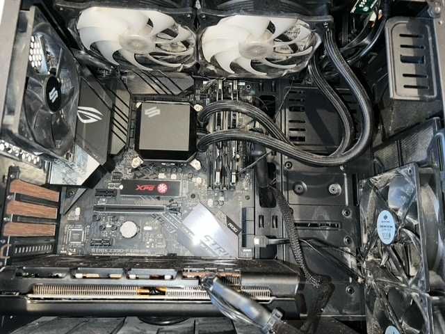 Komputer i7 9700k 5600xt z390 chłodzenie wodne 3 dyski OKAZJA!!!