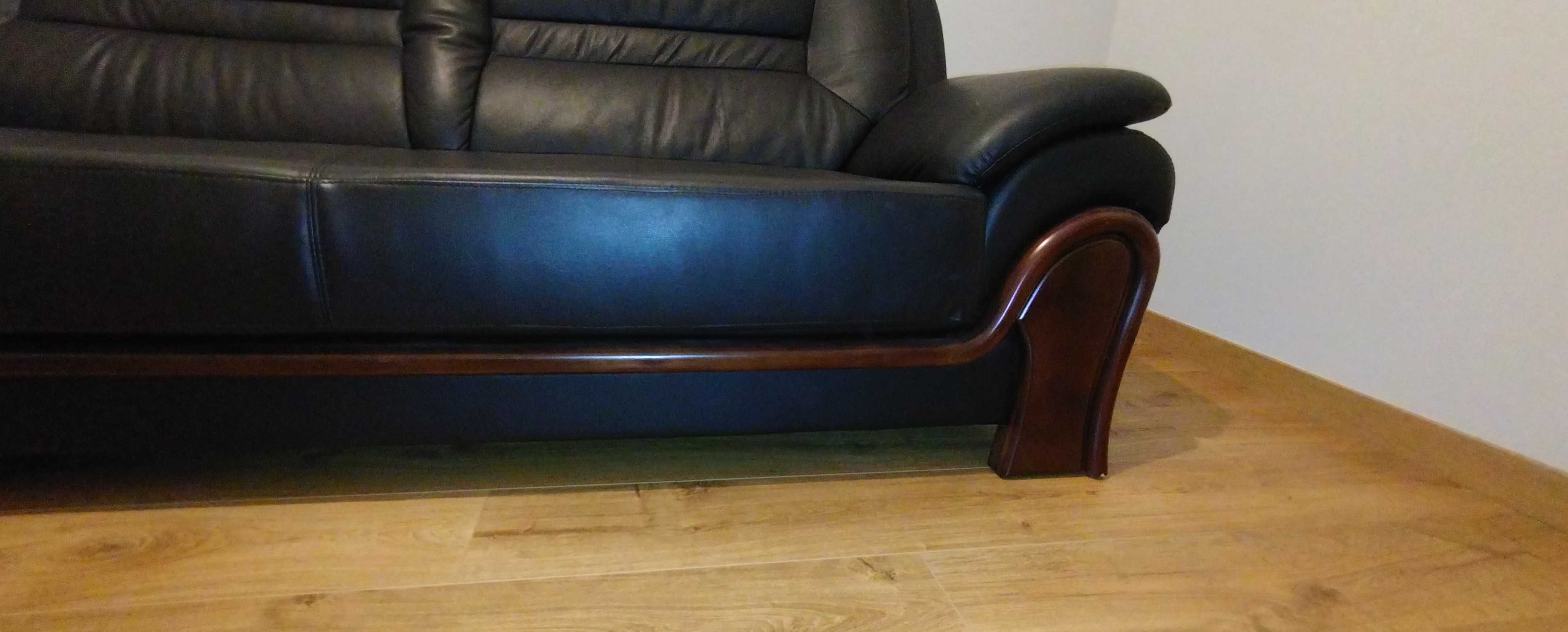 Sofa skórzana gabinetowa