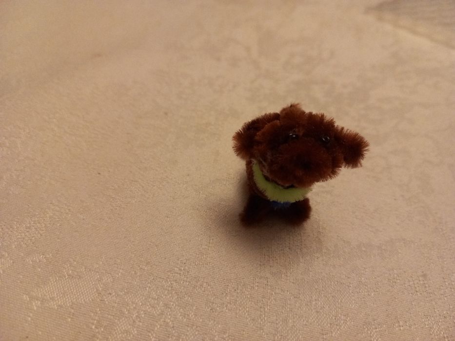 Figurka piesek ręcznie robiony