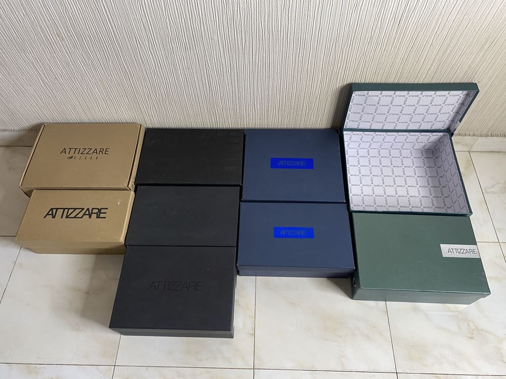 Брендовые коробки для обуви MIRATON u ATTIZZARE.