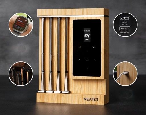 MEATER Pro XL inteligentny termometr do mięsa 4 sondy Wi-Fi Bluetooth