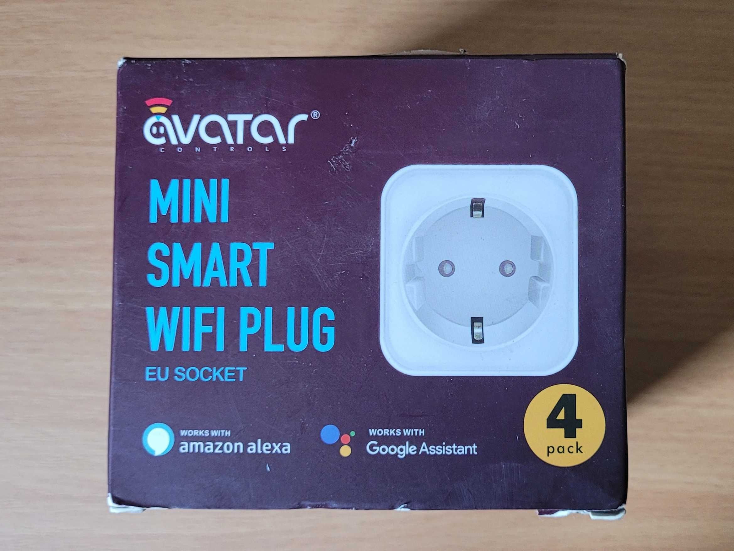 4 x Inteligentne Gniazdko Wi-Fi z Aplikacją i Sterowaniem Głosowym