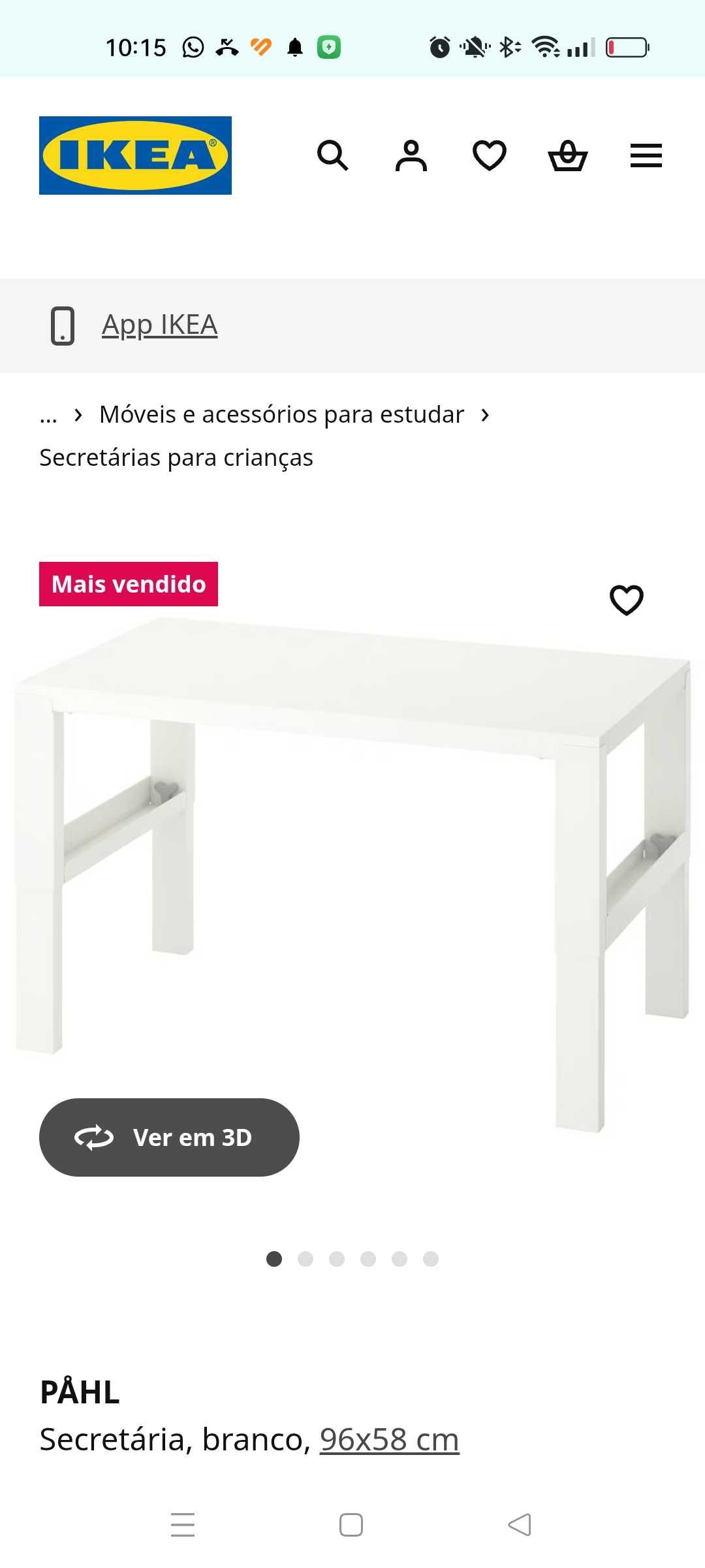 Secretaria de criança IKEA