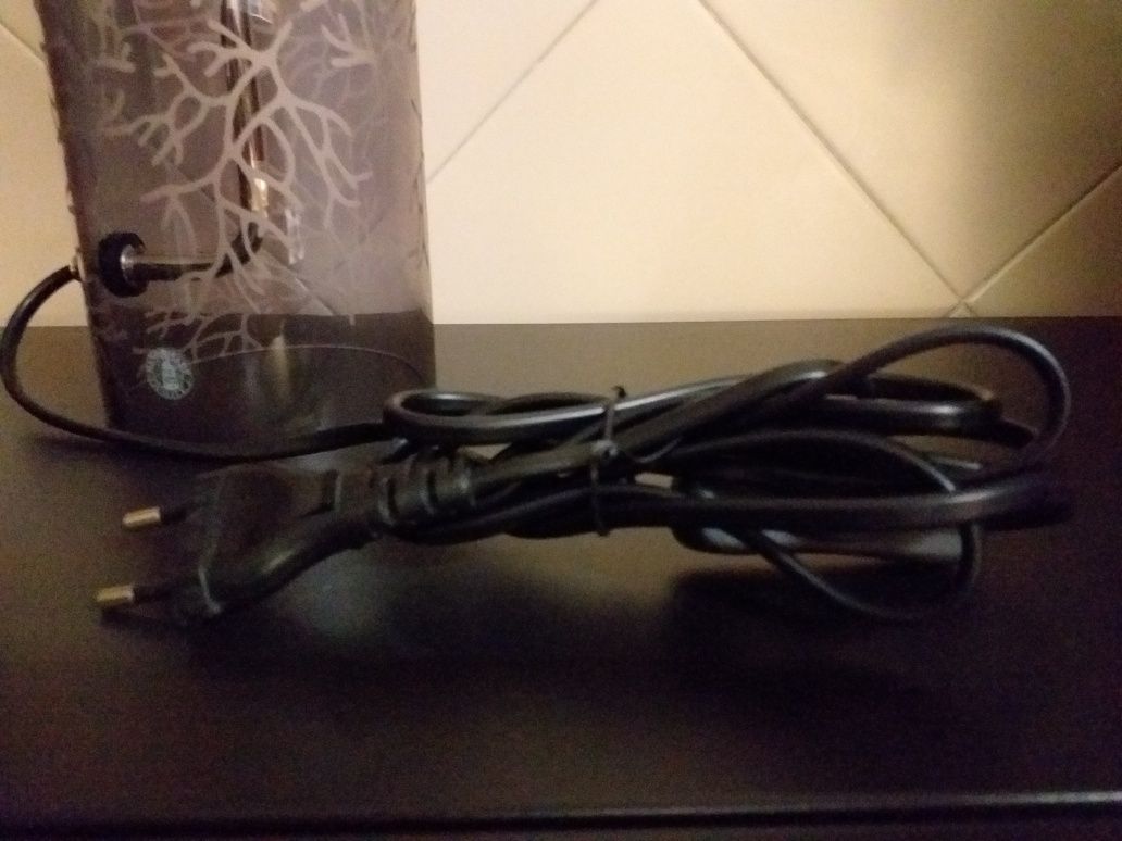 COMO NOVO Candeeiro IKEA vidro corais,feito à mão,PREÇO UNIDVEJA ZONAS
