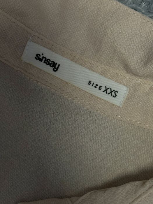 Бежева сукня-сорочка Sinsay