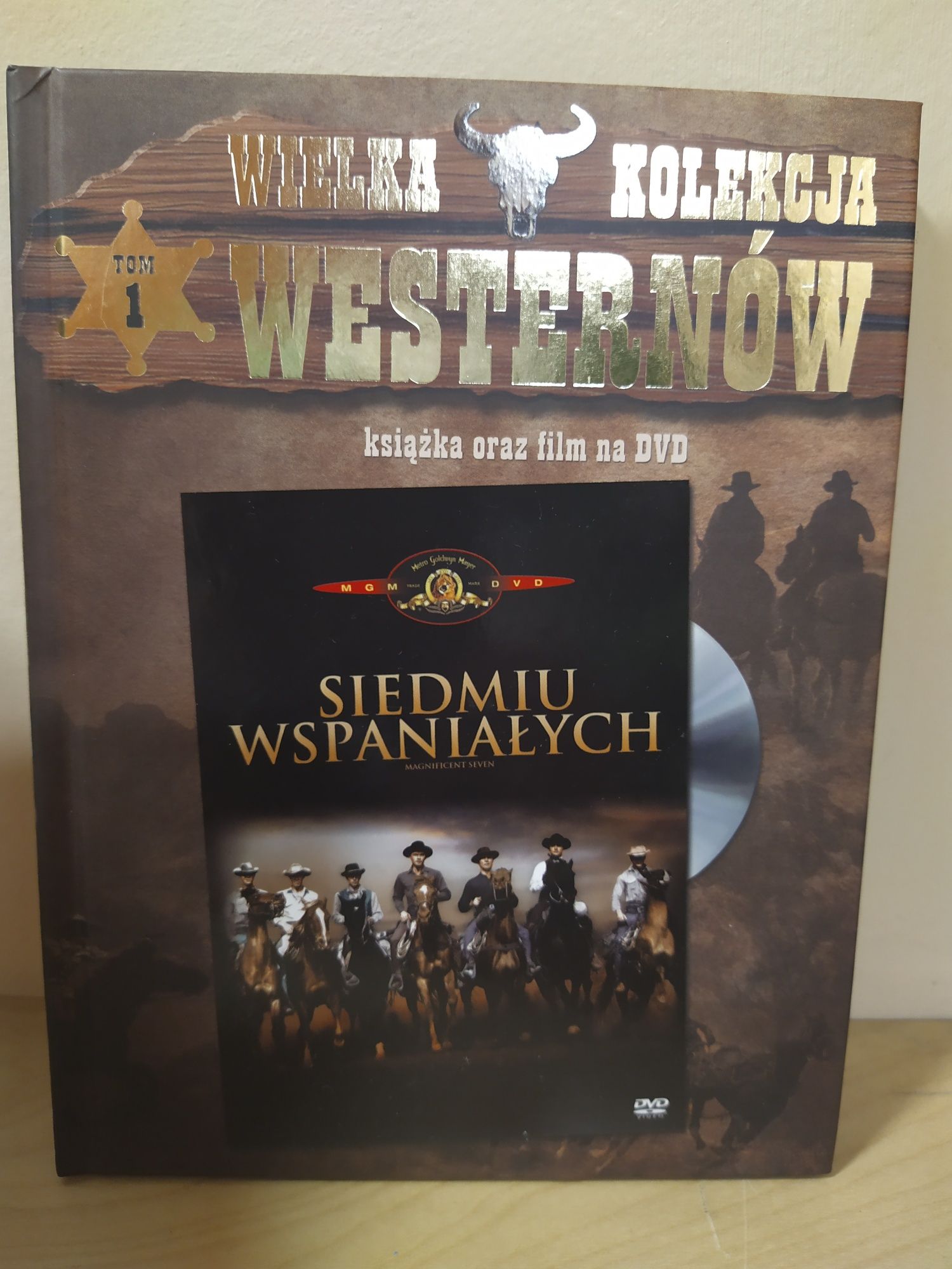 Siedmiu wspaniałych wielka kolekcja westernów książka i film