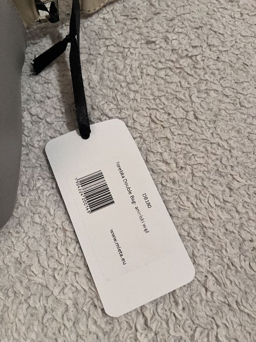 Torebka marki Mięta, Double Bag - anielski wąż, NOWA