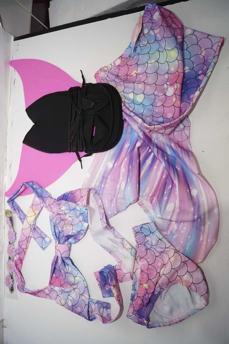 Syreni ogon do pływania strój kąpielowy GALLDEALS płetwa monofin 120