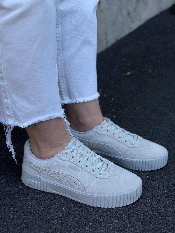Жіночі замшеві кеди puma carina 2.0