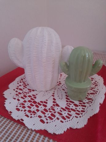 Dekoracja ceramiczne kaktusy